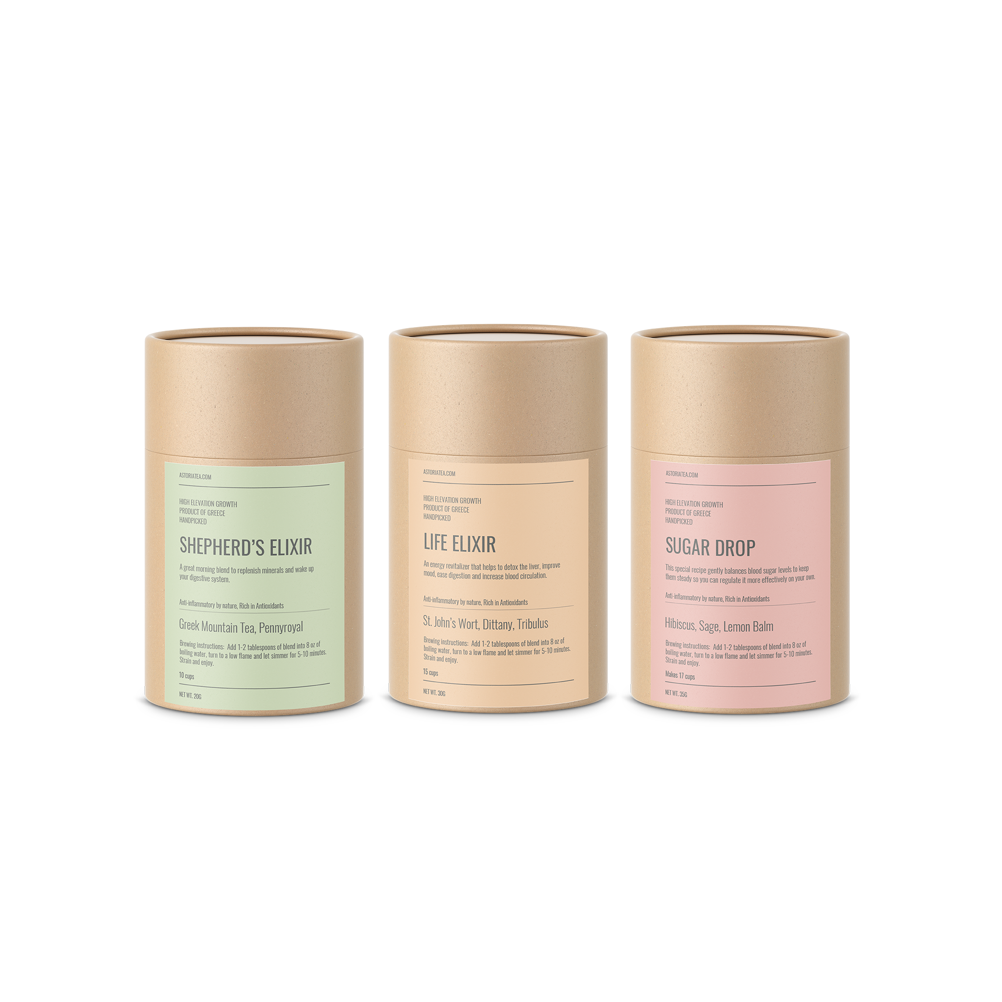 Earthy Mint and Floral Gift Set